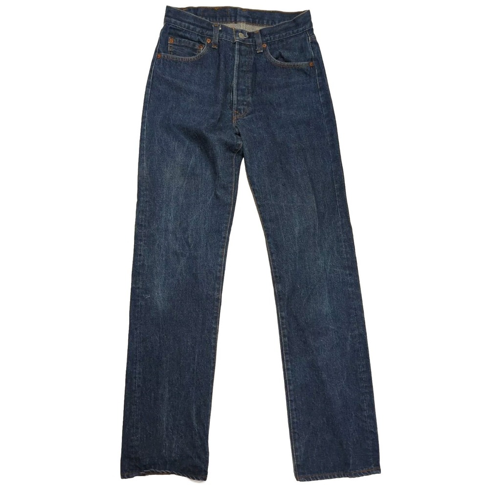 Vintage Levi's 501 Blue Jeans Denim 31x36 (Actual 29x 33) USA Fuzzy 80's